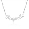 Colar com Nome Curvado Personalizado Prata 925