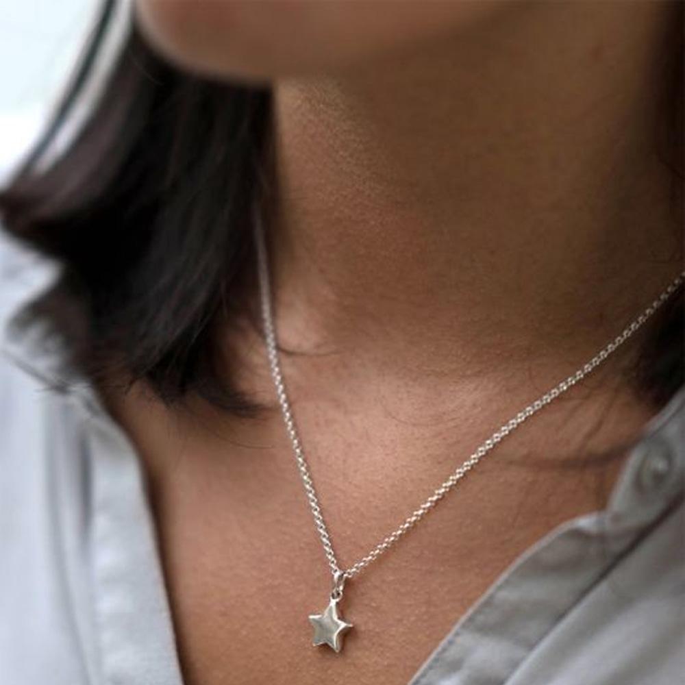 Colar de Estrela Prata 925