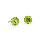 Brinco Pedra Verde em Prata 925