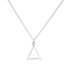 Colar Triangulo Delicado em Prata 925