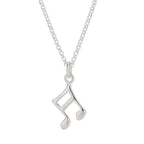 Colar Nota Musical em Prata 950